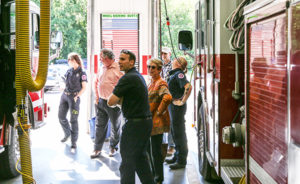 firehouse everyone wide shot