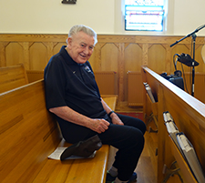 Fr Ray smiles