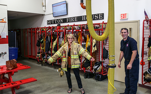 Sterritt meets with Fire & Rescue