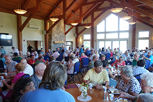 reception crowd