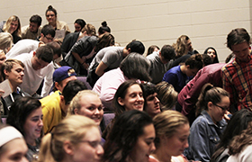 students bow