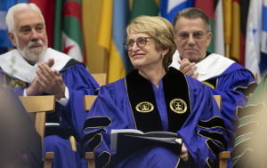 Sterritt inaugurated as SMC’s first female president