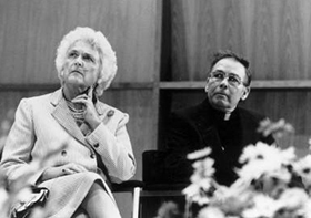 Barbara Bush And LaBrake