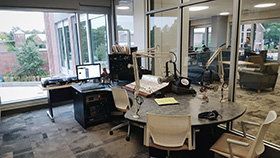 Studio looking out