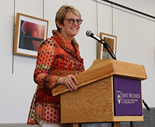 President Sterritt speaking at Podium