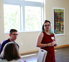 Danielle Joubert '20 speaks