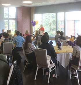 President Sterritt speaking 