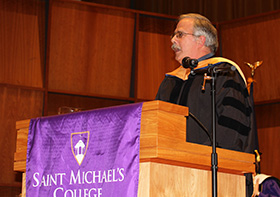Professor Brizard speaking