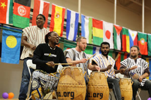Five Town All Stars drummers