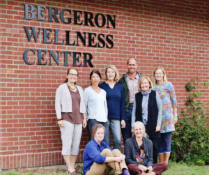 Staff photo of the Bergeron Wellness Center team. 