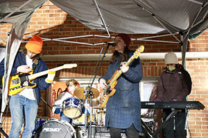 Band at Jib Fest at Saint Michael's