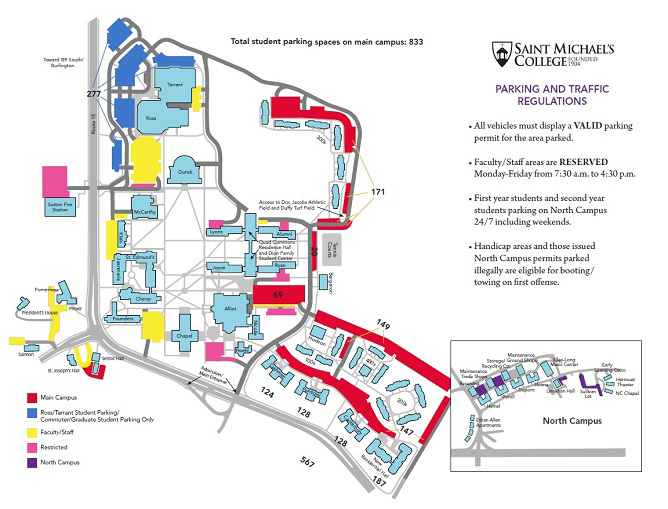 Parking Saint Michael S College