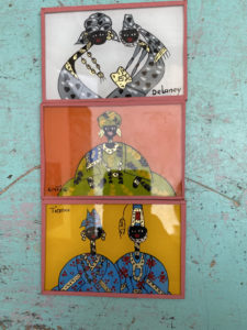 Senegal paintings by students
