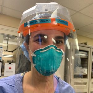 Doctor with PPE mask