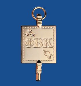 Phi Beta Kappa key
