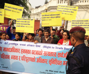 Nepal march front