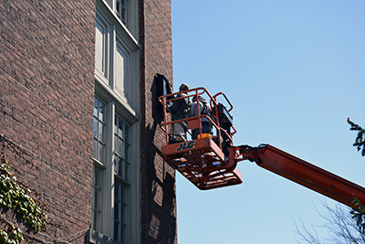 Campus bats moving to houses built by Art & Ecology Class