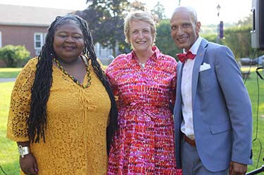 First Edmundite Fellows have warm welcome at joyful garden reception