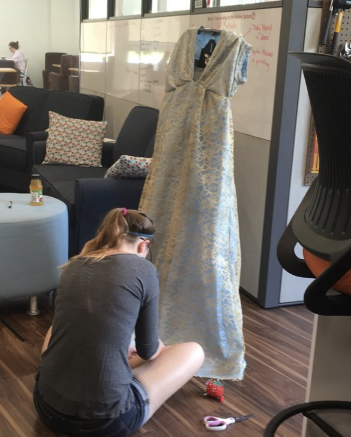sewing dress