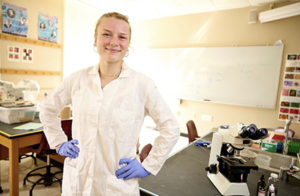 Biology honor society’s grant advances research by St. Mike’s student