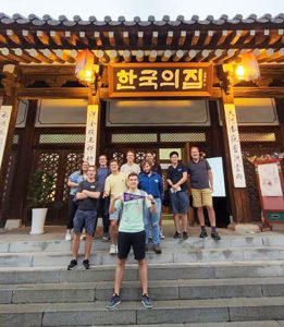 Freeman interns in Korea get visit from their faculty adviser Jeffrey Ayres