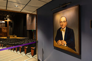 Portrait dedication ceremony honors Playhouse founder Henry Fairbanks