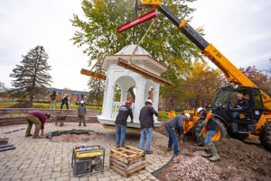 Founders Hall cupola returns to heart of campus