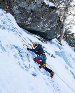 Ice climbing