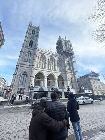 Students frequent Montreal as nearest international city to campus