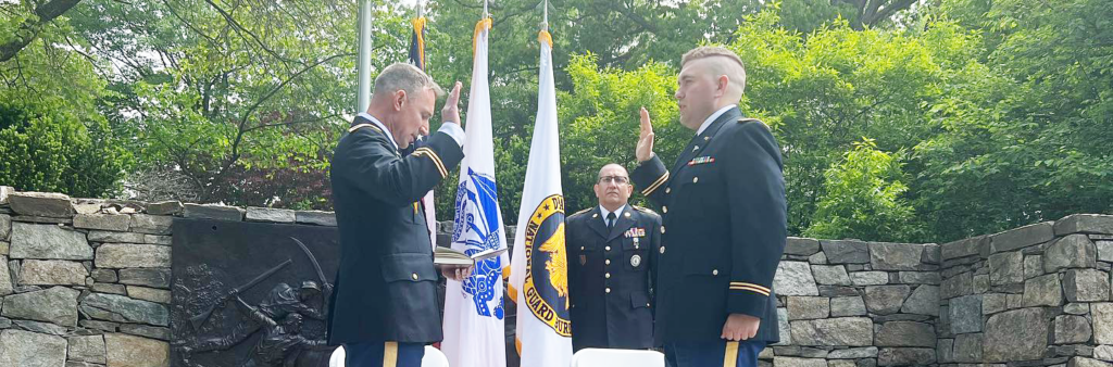 Army Guard promotion advances impressive career of Cpt. Jandreau ’18