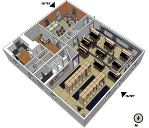 Saint Michael's College Ski Center rendering