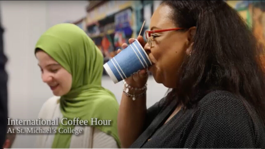 The International Coffee Hour has returned