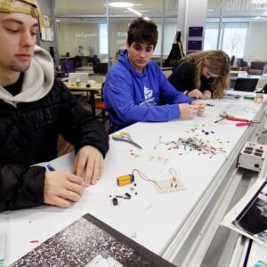 Engineering students learn through creation