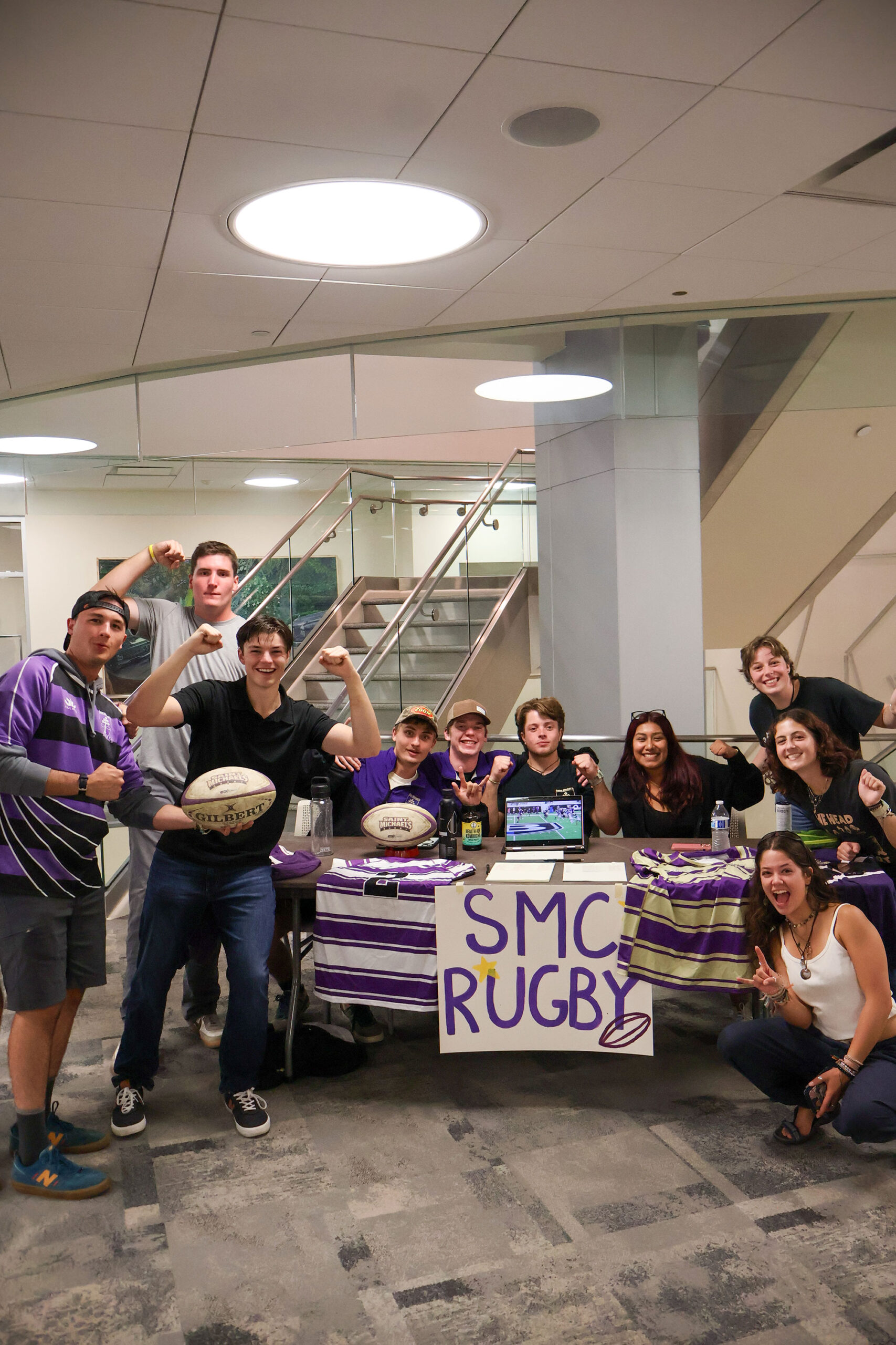 The Saint Michael's College Men's Rugby team. 