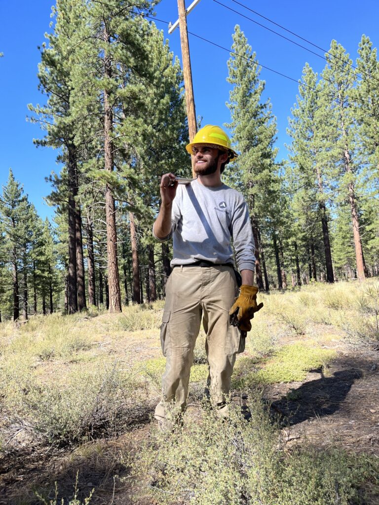 Ben Mogensen '24 pursued service joining the AmeriCorps Forest Corps after graduating St. Mike's.