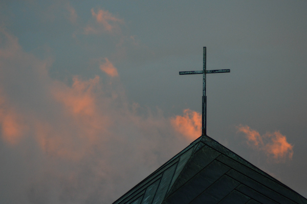 Top of the cupola at sunset