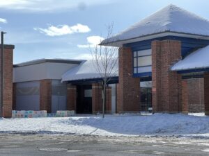Shelburne Community School in late January 2026. Photo by April Barton.