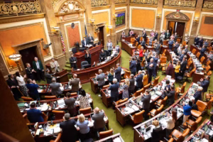 Photograph of Utah's state legislature meeting.