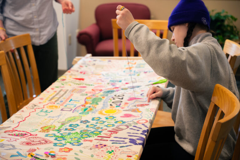 Community embroidery project stitches the St. Mike’s community closer together