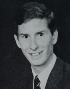 bBlack and white photo of Fr. Brian Cummings
