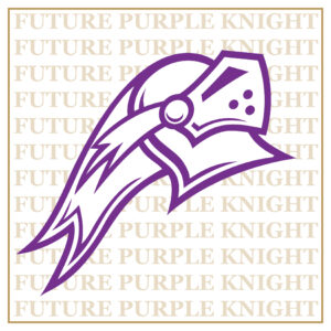 Saint Michael's College Graduation Cap topper white wiht knighthead
