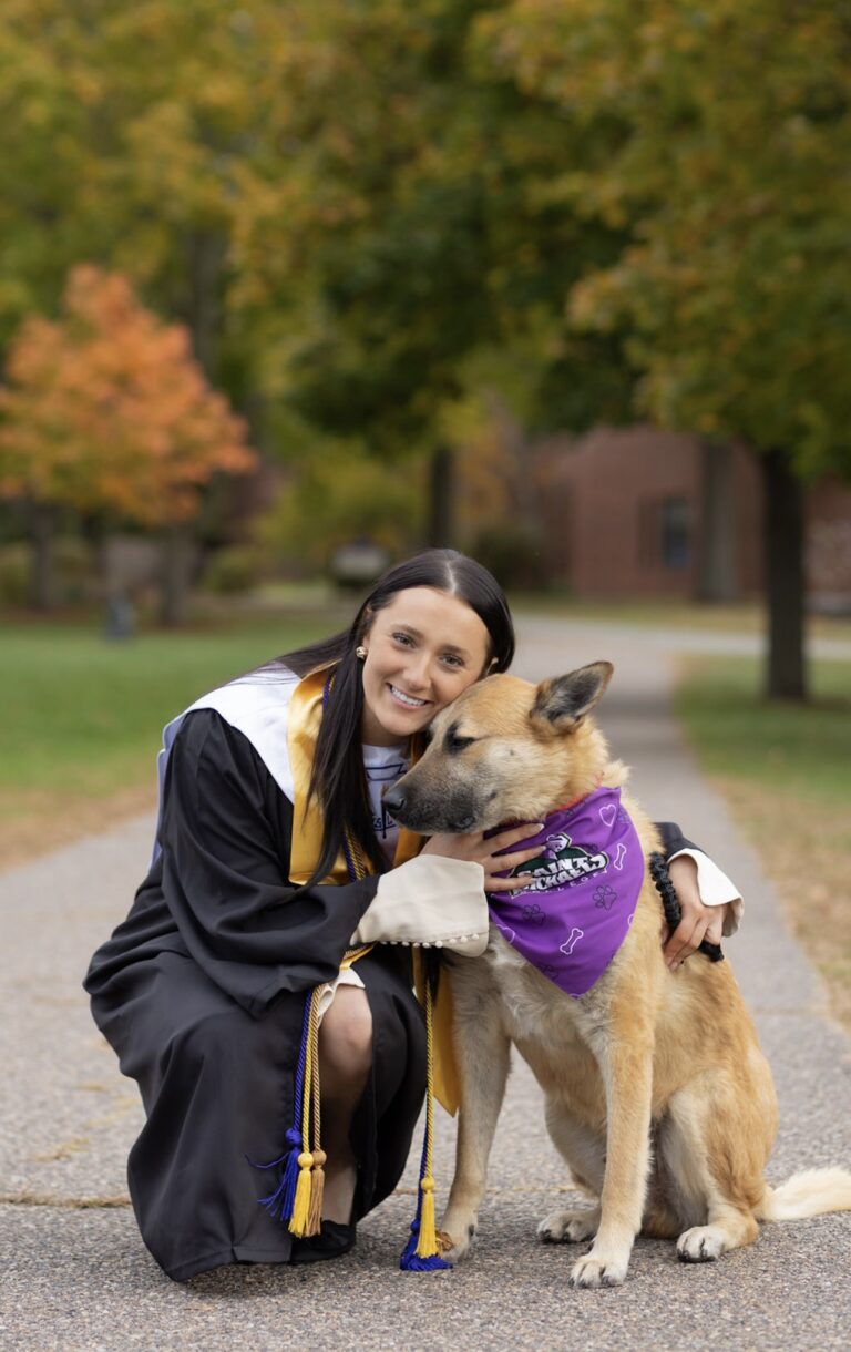 ‘One of the best decisions I ever made’: A transfer student transformed by St. Mike’s community heads next to Harvard